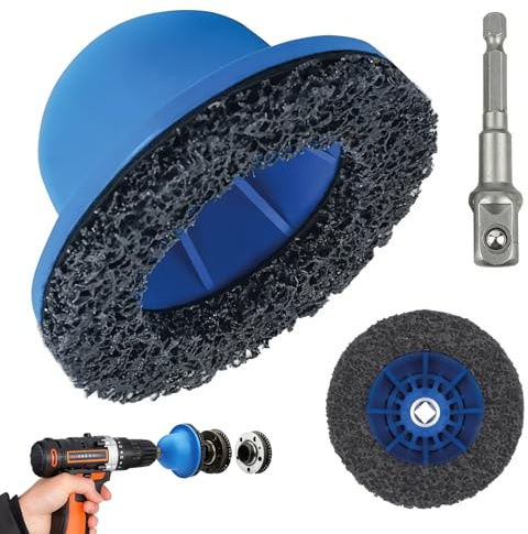 Euablfo Hjulnavsslip, kulhuvudsslip för släpvagnskoppling, inre Ø 90 mm, ytterdiameter 150 mm, navslip med 1/2 tums drift för fälgbyte, hjulnav, rengöring, rostborttagning