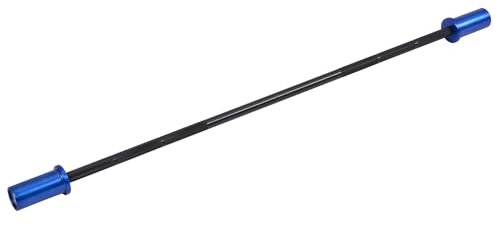 Sport-Thieme Langhantelstange Aluminium Technik | Zügige Scheibenbestückung u. leichtgewichtig | Ideal für zu Hause | Strukturierter Griff | Aluminium | L: 120 cm, Ø 50 mm