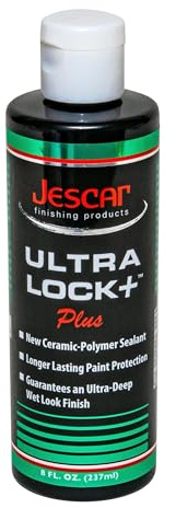 Jescar Ultra Lock + - 8oz | SiO2-Infused Advanced Polymer Sealant for Long-Lasting Paint Protection and High Gloss Finish – UV Protection, Easy Application, Safe for Cars, Boats, RVs, and Motorcycles