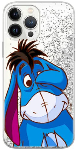 ERT GROUP mobile phone case for Apple Iphone 13 PRO MAX original and officially Licensed Disney pattern Winnie the Pooh and friends 037 adapted to the mobile phone, with glitter overflow effect
