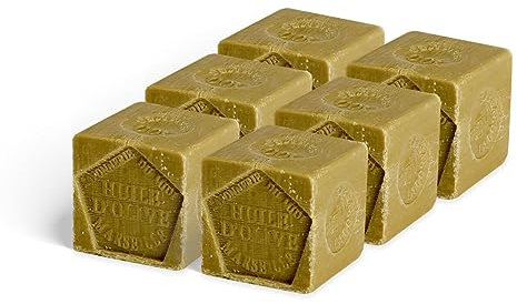 La Corvette, pastilla de jabón 6x500g Oliva Marsella - Sin embalaje de plástico