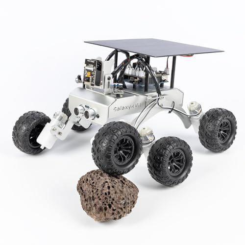 SunFounder GalaxyRVR Mars Rover STEM Kit for Arduino, Compatible with Uno R3, Rocker-Bogie Suspension,Scratch,C,Camera, FPV, for Students, Educators, Engineers