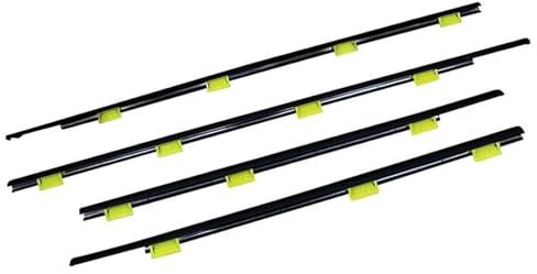 Fenster- und Türdichtungen Autos 4 Stücke Auto Fenster Glas Versiegelt Streifen Seite Fenster Wheatherstrip Für CRV 2002-2006 Autotür Türdichtung