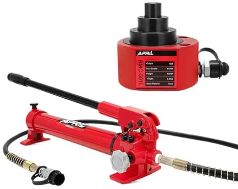 I martinetti di sollevamento del cilindro idraulico funzionano con corsa 64mm, uscita 50T con pompa manuale idraulica CP-700