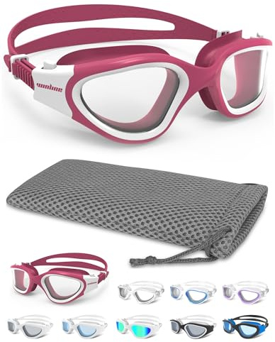 Winline Gafas de natación Antiniebla Protección UV Anti Leak visión Clara, Gafas natación polarizadas/sin-polarizadas para Hombres Mujeres Adultos y Adolescentes