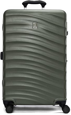 Travelpro Maxlite Air V2 Hardside Expandable Checked Luggage, 8 Spinner Wheels, Lightweight Hard Shell Suitcase, TSA lock, Slate Green, Checked Medium 25-Inch