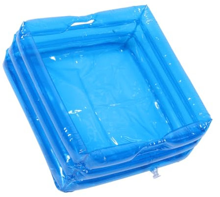 BESTYASH Inflatable Foot Bath Collapsible Portable for Pool Beach Home Soaking Foot Tub Basin