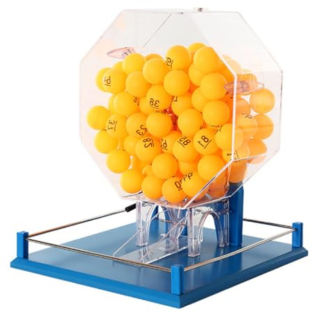 Deluxe Bingo-Set mit Auto-Käfig und manueller Maschine – ideal für große Gruppenpartys und Veranstaltungen