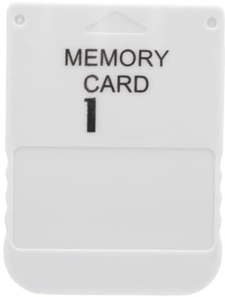 MENDUNER Carte Mémoire de 1 Mo pour la Console de Jeu ps1s, Carte de Sauvegarde de Jeu de Matériau ABS Légère, écriture Rapide, Compatible avec les Systèmes de Classic ps1s