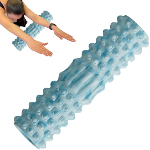 Rullo per muscoli corporei - Strumento per il rilascio della fascia dalla consistenza, Rullo per esercizi per la tenuta muscolare, Allenamento Fitness Yoga | Bastone da massaggio portatile per