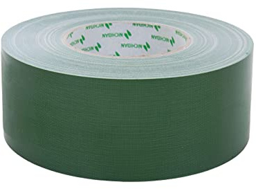 Kortpack Nichiban Gaffa Tape Grün | 50 mm x 50 m | 1 Rolle | Starkes und Vielseitiges Klebeband für Reparaturen, Handwerk und Markierungen