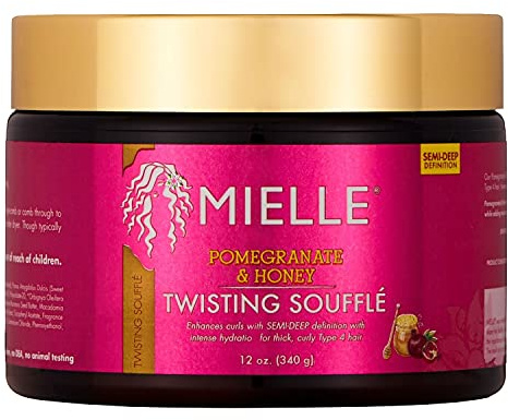 MIELLE ORGANICS Pomegranate & Honey Twisting Souffle 340 g