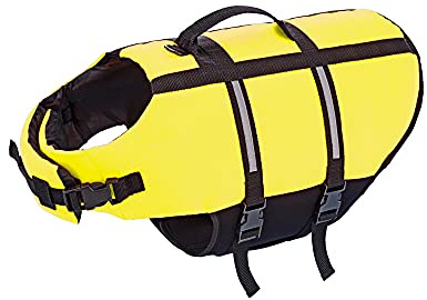 Nobby Hunde Schwimmhilfe, neon gelb, XS, 25 cm, 1 Stück