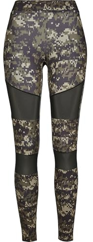 Urban Classics Damen Ladies Camo Tech Mesh Leggings