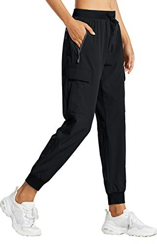 Libin Damen Wanderhose Cargohose Trekkinghose Jogginghose | Funktionshose Sommerhose Leichter Damen Trekkinghose Wasserdicht Outdoorhose Schnelltrocken Freizeithose Mit Taschen