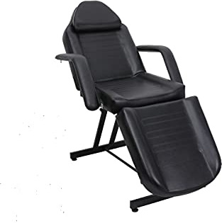 Adjustable Facial Chair Multi-Purpose Beauty Bed Lash Chair Salon Bed for Skin Care Waxing Makeup with Extra Hook