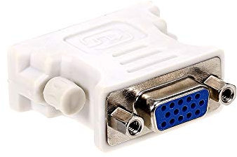 YIWENG Adattatore DVI a VGA DVI (24 + 1) Convertitore Adattatore Maschio a VGA Femmina per proiettore Monitor per Computer Desktop Laptop,Adattatore da DVI a VGA