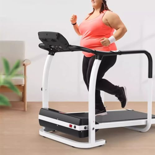 Llchaensc Treadmill 2 in 1 Walking Pad for Home Office Use, 1.5HP Running Jogging Machine,0.5-12Km/H, with Safety Handrail - Multi-Generational Home Gym