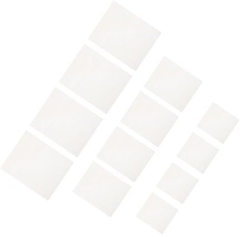 Tofficu 12pcs Clay Smoothing Tool Trimming Cloth for Modeling Smoothing Suede Cloth for DIY Pottery