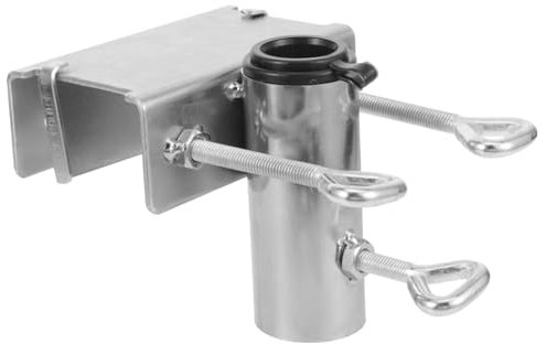 Gogogmee Schirmhalter Für Balkon Und Terrasse Aus Metall Schirmklemme Für Draußen Installieren Und Vielseitig Einsetzbar Für Sonnenschirme Und Angelschirme