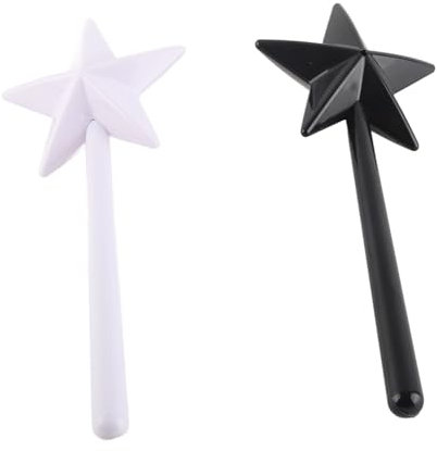Saliera e Pepiera, 2 Pezzi Portacarta e Sale Star Magic Plastica a Forma di Stella Carina Agitatore di Sale e Pepe Nero Bianco Forniture da per la Ristoranti Campo
