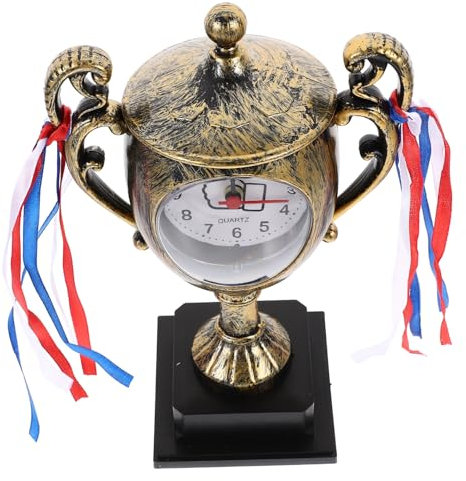 Operitacx Despertador Adornos De Reloj Reunión Anual Eventos Deportivos Premios del Festival Infantil Radio Despertador Retro Relojes para Kit De Reloj De Escritorio Salida