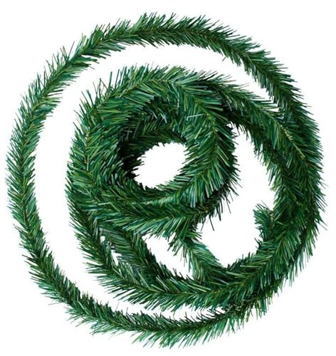 Girlande, 5,5 m x 5,5 cm, Grünkränze, große Weihnachtsgirlande, für Weihnachtsbaum, Dekoration, Haus, Party, Büro