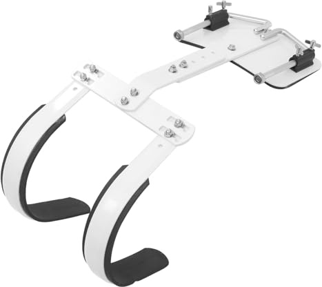 BESPORTBLE Verstellbares Snare Drum Tragegestell aus Aluminium mit Ergonomischem Schultergurt Leichter und Robuster Snare Drum Halter für Marschtrommeln Kompatibel Einfache Montage Weiß