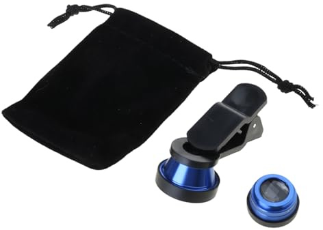 Javoryxh Lente De Cámara Teléfono Móvil Gran Angular Macro Clip Portátil Clip Cámara En 3 En 1 Lente Fotografía Creativa