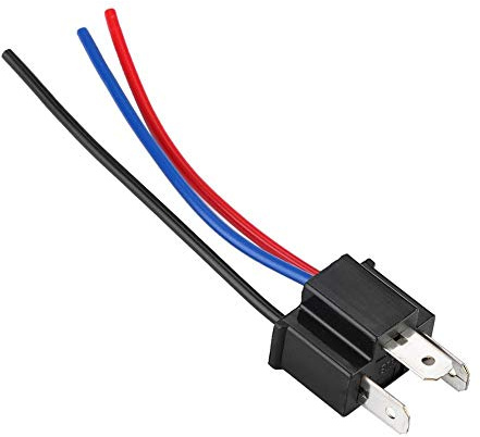 H4 Conector de extensión de cabeza ho Conector Enchufe H4 Adaptador de mazo de cables de faro de extensión externo con mazo de cables Servicio pesado