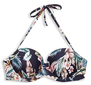 Esprit Malibu Beach Rcspad för kvinnor, Balconet Bikini, marinblå, 40 / B
