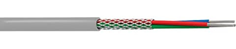 Cavo flessibile schermato, 4CORE, 0,5 MM2, 25 M, cavo multicored, cavo multicore, cavo in rame stagnato, confezione da 25, MP002304