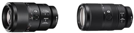 Sony FE 90 f/2.8 G | Vollformat, Medium-Tele-/Makro-Objektiv (SEL90M28G) & E 70-350mm f/4.5-6.3 G OSS | APS-C, Super-Telezoom-Objektiv (SEL70350G)