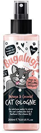 Bugalugs Katzenparfüm Papaya Kokosnuss Deo für Katzen Vegan Pro-Vitamin B5