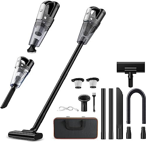 Do-Electr Aspirabriciole Senza Fili a Batteria 7500-10000PA Aspirapolvere per Auto Aspirapolvere Portatile e Ultraleggero Aspirapolvere per Peli di Animali, Auto, Casa, Ufficio