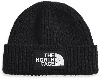The North Face Box Logo Unisex Kinder Beanie-Mütze, TNF Black, 0-6 Monate