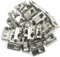100pcs Carbon Steel Roll-in Spring M8 T-Nuts Profile T-Slot Nuts Ball Nut 8 fit for European Standard 4040 4080 Series Aluminum Profiles 8 mm Grooves