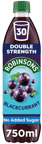 Robinsons Double Strength Blackcurrant No Added Sugar Squash 750ml