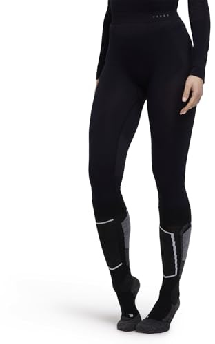 FALKE Damen Warm 3/4 Funktionsunterhose schnelltrocknendes atmungsaktives nachhaltiges Funktionsmaterial für milde bis kalte Temperaturen warme Funktionsunterwäsche 1 Stück | mit extra warmen Materialien