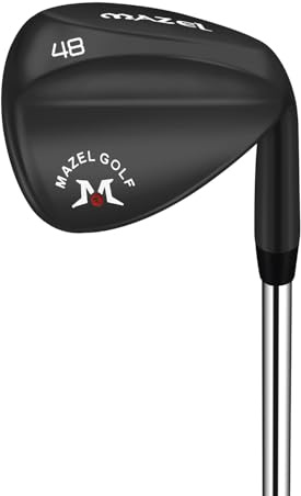 MAZEL Cuñas de golf forjadas para hombres y mujeres – Cuña de hueco de golf, cuña de arena, cuña de lobo, bunkers de escape y corta rápidamente golpes alrededor del verde, cuña de palo de golf de alto