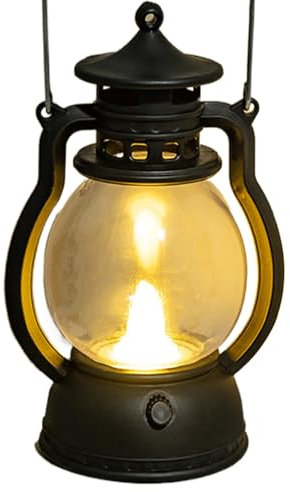 Lámpara De Interior De Aceite LED, Linternas De Camping Con Pilas, Farol Colgante De Estilo Vintage, Decorativa Linternas Sostenedor De Vela Para El Hogar, Cafetería, Hotel