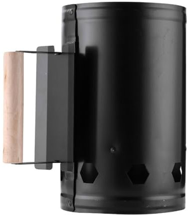 PNAJFUEL Accenditore per Barbecue a Carbonella in Acciaio Inossidabile, Secchiello Accenditore Rapido, Accessori per Barbecue, Barile Accenditore per Carbonella in Acciaio Inossidabile