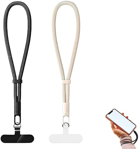 Pddenality 2 Pack Phone Wrist Strap, Adjustable Lanyard for Mobile