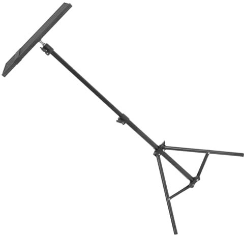 NUOBESTY 1 Pièce Trépied Ajustable Aluminium pour Projecteur et Ordinateur Portable Noir Support Pratique et Compact pour Stockage et Utilisation