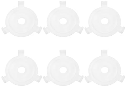 PATIKIL 6 Piezas E27 A 10mm (3/8) Anillo Reductor Para Pantalla De Araña | Anillo Adaptador De Plástico Para Pantalla De Lámpara, Arandela, Anillo Adaptador Para Pantalla De Lámpara