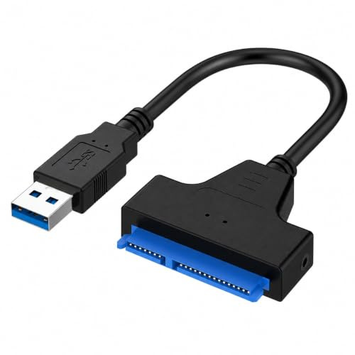 KIVORA USB To SATA Adapter Cable USB 3.0 For 2.5 Inch SSD HDD Drive