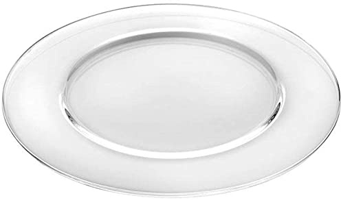 SWEET HOME Varotto & Co. Set 12 Sottopiatto Rotondi Vetro Trasparente cod.SV00292ZZ