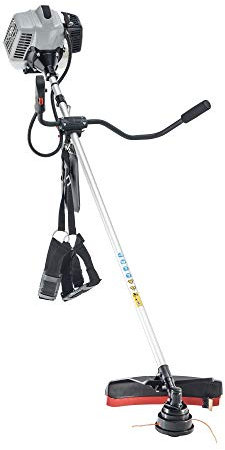 AL-KO - Decespugliatore a scoppio - 50cc, 2tempi, Larghezza di lavoro 41 cm con filo, 25 cm con lama, impugnatura doppia, imbragatura doppia, Dotazione filo e lama 3 denti. Peso 7,7kg