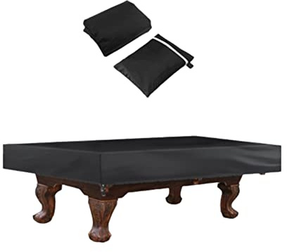 Yusheng Billardtisch Schutzhülle, Billard Billardtisch Schutzhülle 8ft, wasserdichte Staubdichter Billard-Abdeckung Mit Kordelzug Für Billard, Snooker, Billardtisch, 245 X 140 X 20 cm