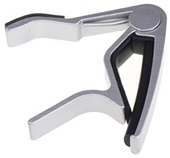 Xtahdge Capodastre pour guitare acoustique - Couleur argentée